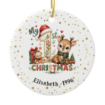 Personalisierter Weihnachtsbaumanhänger für Baby M