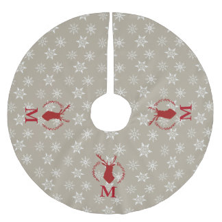 Personalisierter Weihnachtsbaumrock Polyester Weihnachtsbaumdecke