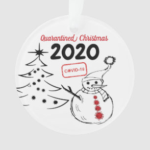 Personalisierter Weihnachtsbaumschmuck 2020 Covid Ornament