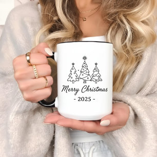 Personalisierter Weihnachtsbecher für Sie, Ihn und Tasse