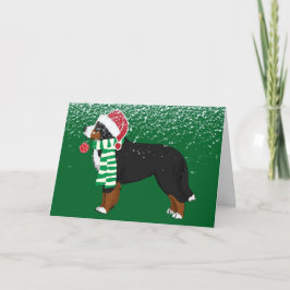 Personalisierter Weihnachtsberner Feiertagskarte