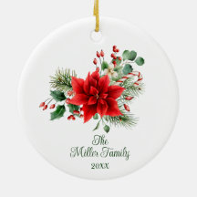Personalisierter Weihnachtsblumenstrauß