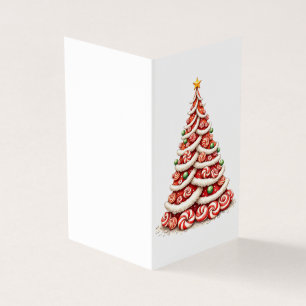 Personalisierter Weihnachtsbonbonbaum