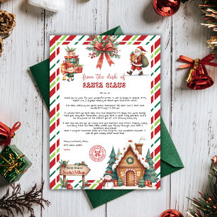 Personalisierter Weihnachtsbrief von Santa für Kin