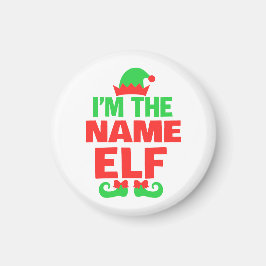 Personalisierter Weihnachtself Magnet
