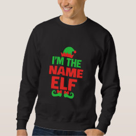 Personalisierter Weihnachtself Sweatshirt