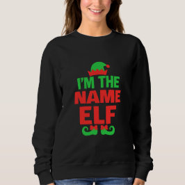 Personalisierter Weihnachtself Sweatshirt