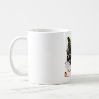 Personalisierter Weihnachtsfamilien-Fotorahmen | F Kaffeetasse