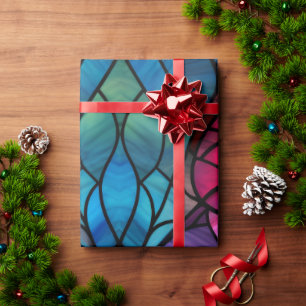 Personalisierter Weihnachtsfeiertag aus Hartglas Geschenkpapier