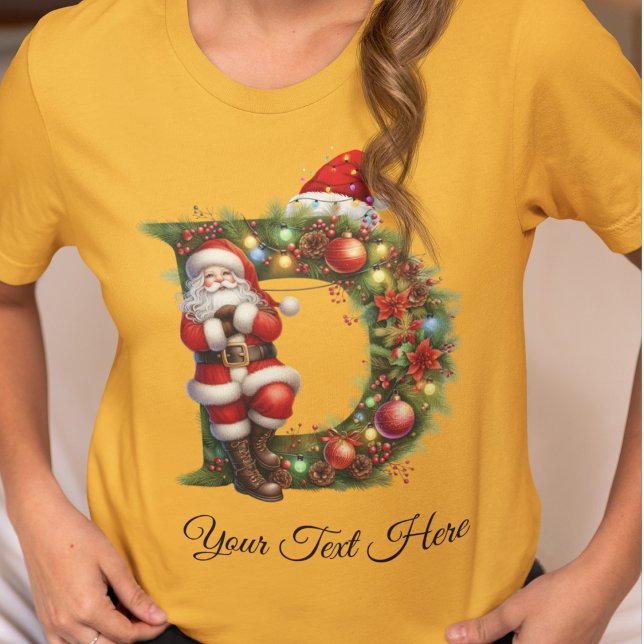 Personalisierter Weihnachtsfeiertag T-Shirt (Von Creator hochgeladen)