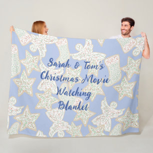 Personalisierter Weihnachtsfilm-Gucken Fleecedecke