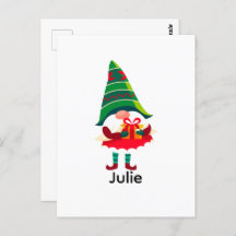 Personalisierter Weihnachtsgnom Holing eine Gesche