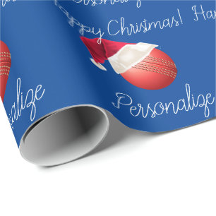 Personalisierter Weihnachtsgrille Geschenkpapier
