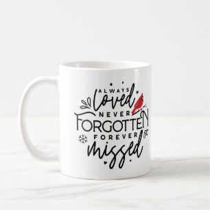 Personalisierter Weihnachtskardinal 13 Kaffeetasse