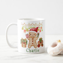 Personalisierter Weihnachtsmann aus Lebkuchen-Weih