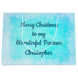 Personalisierter Weihnachtsmann Große Geschenktüte