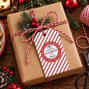 Personalisierter Weihnachtsmann Nordpol Express We Geschenkanhänger