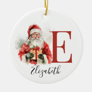 Personalisierter Weihnachtsmann-Schmuck – Benutzer Keramik Ornament