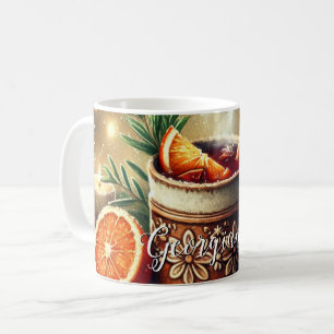 Personalisierter Weihnachtsmarkt Weinwanderwege Ma Kaffeetasse