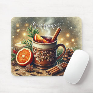 Personalisierter Weihnachtsmarkt Weinwanderwege Ma Mousepad