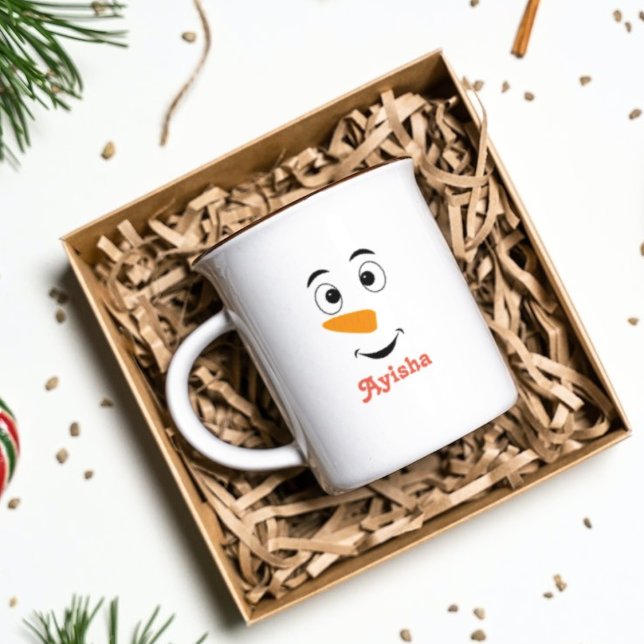 Personalisierter Weihnachtsname Tassen, Schneemann Kaffeetasse (Von Creator hochgeladen)