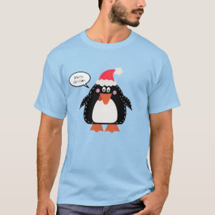 Personalisierter WeihnachtsPenguin T-Shirt