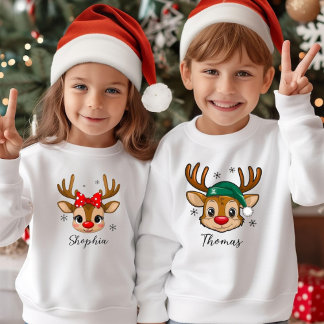 Personalisierter Weihnachtspullover Cozy Familie