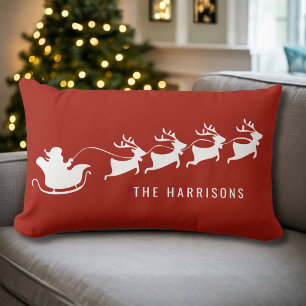 Personalisierter Weihnachtsschlitten von Santa Lendenkissen