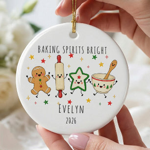 Personalisierter Weihnachtsschmuck 'Baking Spirits