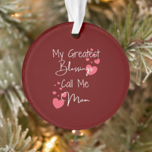 Personalisierter Weihnachtsschmuck für Mama Mein g Ornament