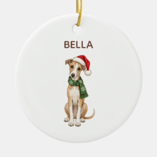 Personalisierter Weihnachtsschmuck für Whippet