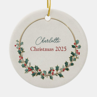 Personalisierter Weihnachtsschmuck im stilvollen L