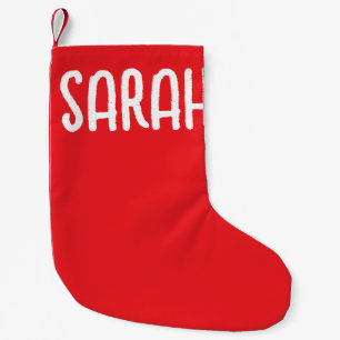 PERSONALISIERTER WEIHNACHTSSTOCKING KLEINER WEIHNACHTSSTRUMPF