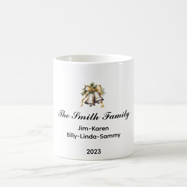 Personalisierter Weihnachtsstopp Kaffeetasse (Mittel)