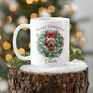 Personalisierter Weihnachtstasse für Haustiere mit Kaffeetasse