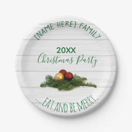 Personalisierter WeihnachtsTeller - Christamas Pappteller