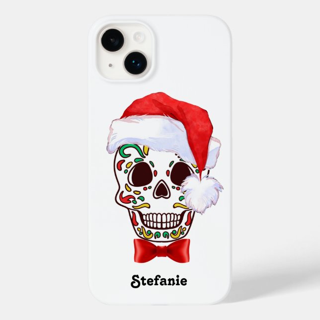 Personalisierter Weihnachtszuckerhut Case-Mate iPhone Hülle (Rückseite)
