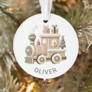 Personalisierter Weihnachtszug für Kinder Ornament
