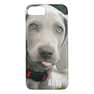 Personalisierter Weimaraner HundeFoto-und iPhone 8/7 Hülle