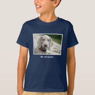 Personalisierter Weimaraner HundeFoto-und T-Shirt
