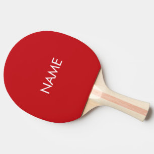 Personalisierter, weißer individuelle Name Tischtennis Schläger