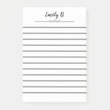 Personalisierter weißer Post - Anmerkungen