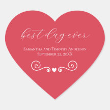 Personalisierter, weißer Tag je