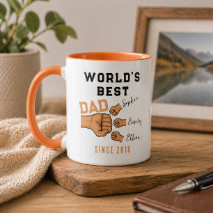 Personalisierter WELT BESTER VATER   Vatertag Tasse