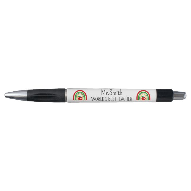 Personalisierter Weltbester Lehrer Stift (Vorderseite)