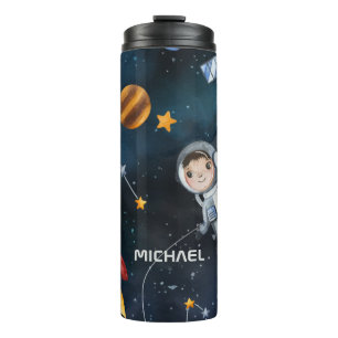 Personalisierter Weltraum-Astronauten-Shuttle Thermosbecher