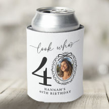 Personalisierter 'Wer ist 40' Foto-Geburtstag