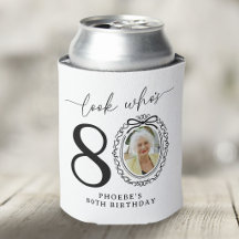 Personalisierter 'Wer ist 80' Foto-Geburtstag