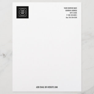 Personalisierter Werbeunternehmens-Logo-Briefkopf Briefbogen
