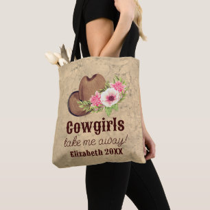Personalisierter Western-Cowgirl-Wasserfarben-Cowb